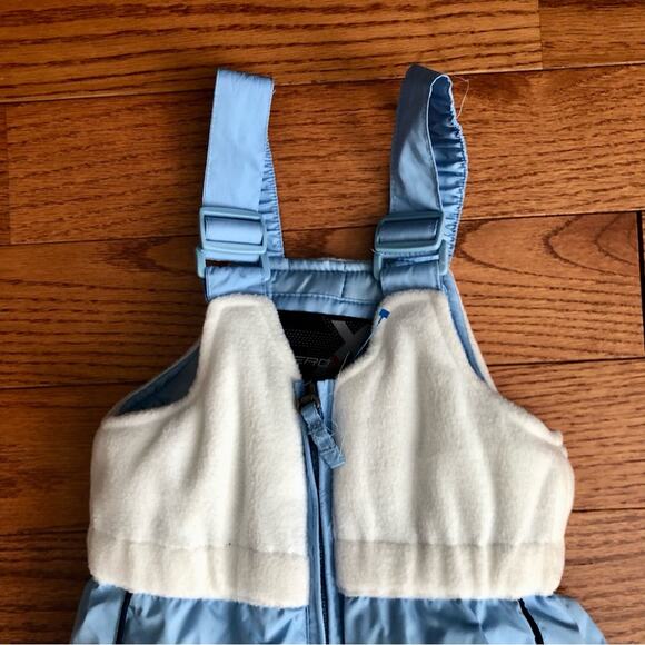 ZeroXposur Tyler Light Blue Bib Snow Pants Snowsuit Baby Boy’s Size 18 Months - Picture 2 of 8